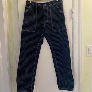 Scandi-style Striped Cargo Pant—Size M